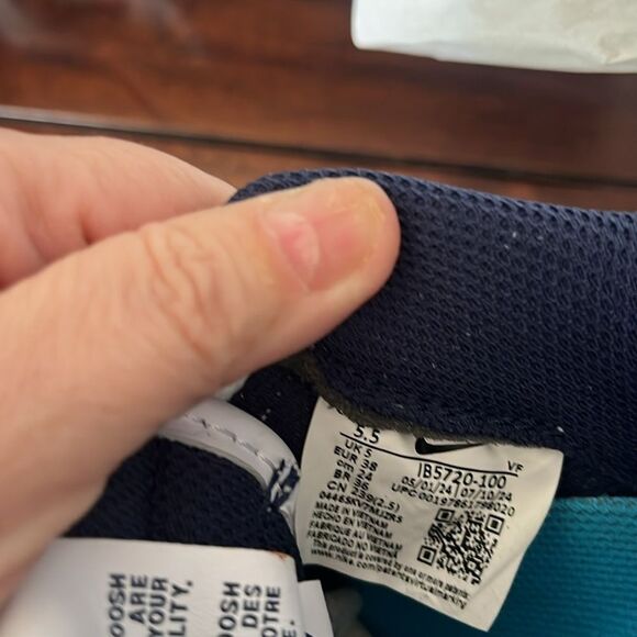 Authentic NIB Nike Lil Yachty x Air Force 1 Concrete Boys White/Midnight Navy - Picture 12 of 15